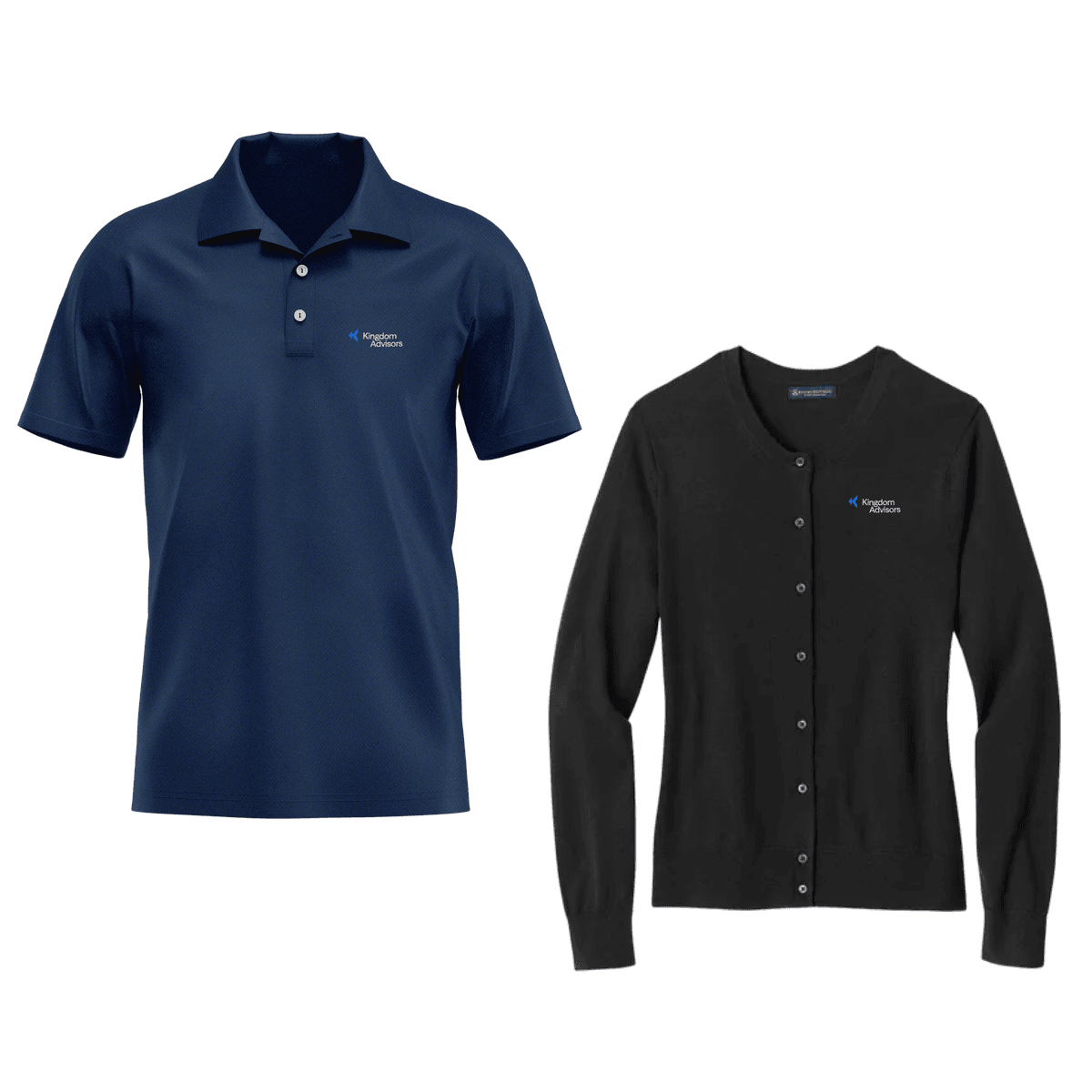 Kingdom Advisors Polo Shirt and Women's Sweater